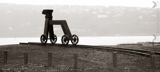Kuri (Dog) Magnet Street, Dunedin, New Zealand. Kuri / Dog was the only domesticated animal of the Maori and was brought to Aotearoa New Zealand by Polynesian mariners several hundred years ago. Artist Stephen Mulqueen