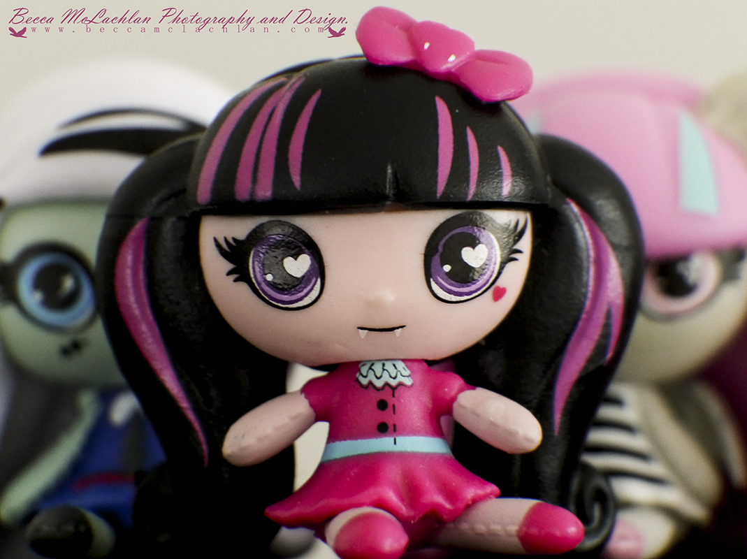 Day 3 - 03/01/17 - Monster High Minis - Draculaura/Rochelle Goyle/Frankie Stein
